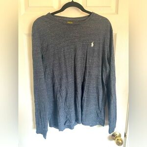 Blue gray Polo Ralph Lauren long sleeve tee